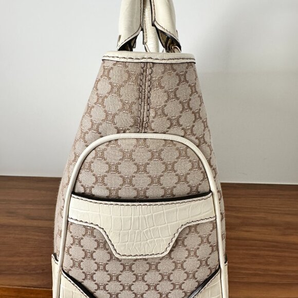 VINTAGE Celine Boogie Bag in Macadam - Picture 4 of 11